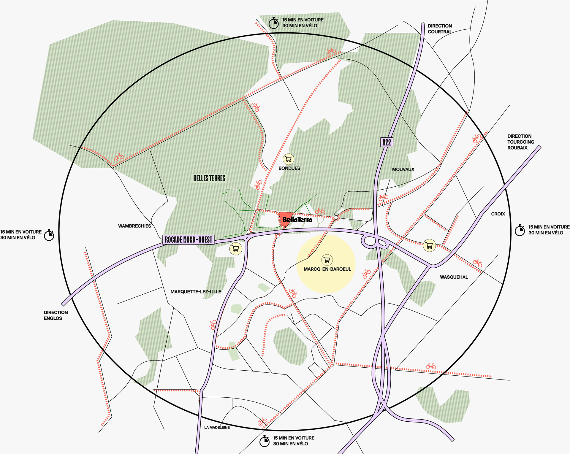 Plan de la métropole